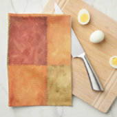 Collage van kleuren M Theedoek (Quarter Fold)