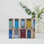 Collage van kleurrijk Briefkaart voor voordeuren (Staand voorkant)