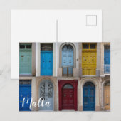 Collage van kleurrijk Briefkaart voor voordeuren (Voorkant / Achterkant)