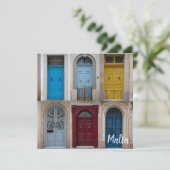 Collage van kleurrijke voordeuren (Staand voorkant)