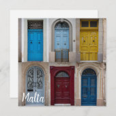 Collage van kleurrijke voordeuren (Voorkant / Achterkant)