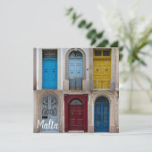 Collage van kleurrijke voordeuren (Staand voorkant)