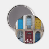 Collage van kleurrijke voordeuren magneet (Voorkant / Achterkant)