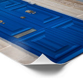 Collage van kleurrijke voordeuren perfect poster (Hoek)