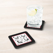 Collage van Leuke Kippen Bier Onderzetter (Rechterzijde)