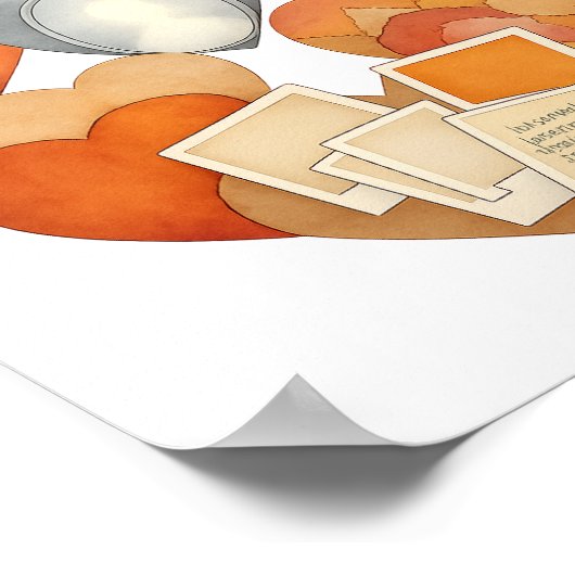 Collage van liefde poster (Hoek)