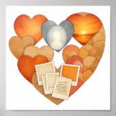 Collage van liefde poster (Voorkant)