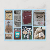 Collage van mailbox foto's briefkaart (Voorkant)