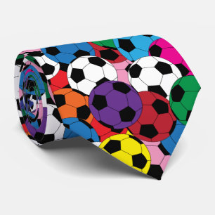 Collage van meerdere kleuren voor Voetballen - aan Stropdas