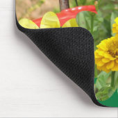 Collage van Natuur in de vlucht Muismat (Hoek)