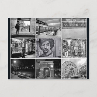 Collage van New York Post Card Briefkaart