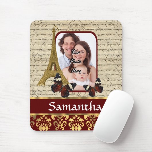  collage van Parijs Muismat (Met muis)