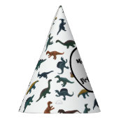 Collage van Plastic Speelgoed Dinosaurussen en Uw  Feesthoedjes (Links)