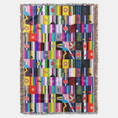 Collage van Pride-vlaggen Deken (Voorkant Verticaal)