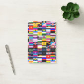 Collage van Pride-vlaggen Post-it® Notes (Kantoor)