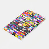 Collage van Pride-vlaggen Post-it® Notes (Schuin)