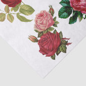 Collage van Rozen Tissuepapier (Detail)