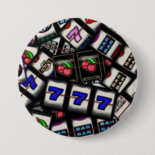 Collage van sleufmachineleesjes ronde button 7,6 cm