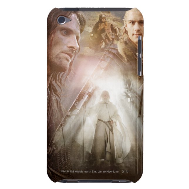 Collage van tekens iPod touch hoesje (Achterkant)