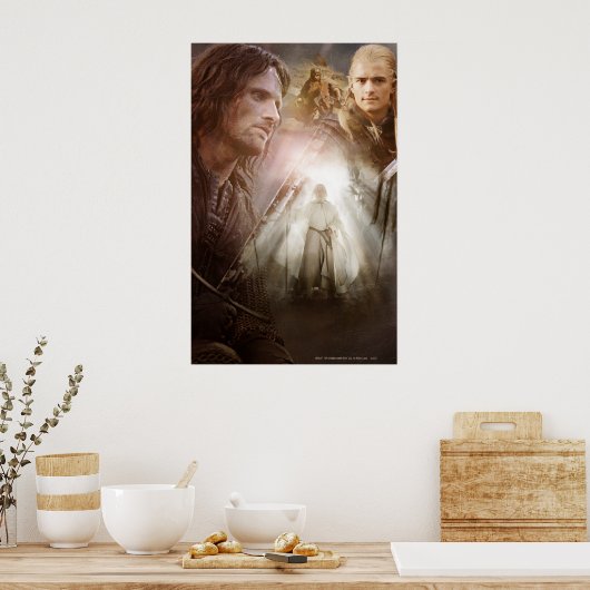 Collage van tekens poster (Keuken)