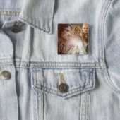 Collage van tekens vierkante button 5,1 cm (In situ)