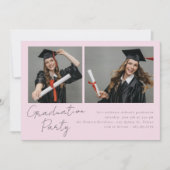 Collage van twee foto's modern design kaart (Voorkant)