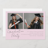 Collage van twee foto's modern design kaart (Voorkant / Achterkant)