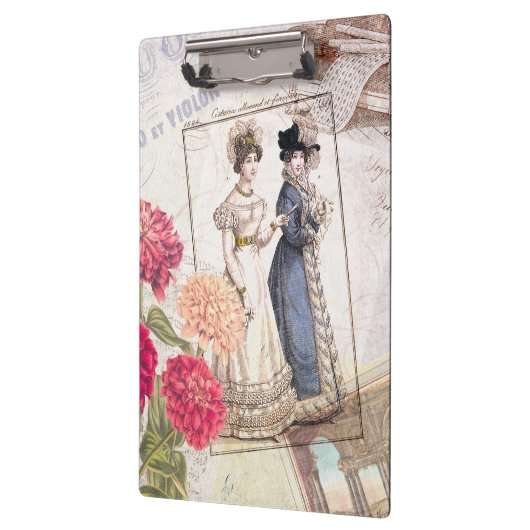 collage van Victoriaans Mode Klembord (Links)