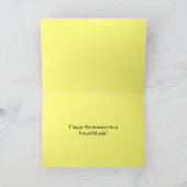 Collage van vogelparen Gelukkig jubileum Kaart (Binnen)