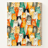 Collage van Waterverf Cats Journal Notitieboek (Achterkant)