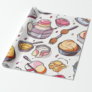 Collage van whisky en verf cadeaupapier