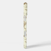 Collage van wilde bloemen/ beige en sepia Case-Mate iPhone case (Achterkant / Rechts)
