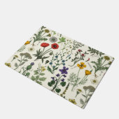 Collage van wilde bloemen deurmat (Schuin)