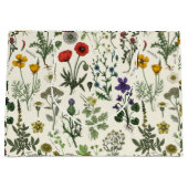 Collage van wilde bloemen groot cadeauzakje (Voorkant)