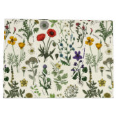 Collage van wilde bloemen groot cadeauzakje (Achterkant)