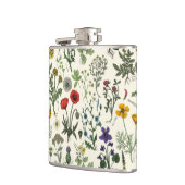 Collage van wilde bloemen heupfles (Links)