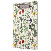Collage van wilde bloemen klembord (Links)