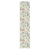 Collage van wilde bloemen korte tafelloper (Voorkant)