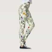 Collage van wilde bloemen leggings (Rechts)