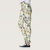 Collage van wilde bloemen leggings (Links)