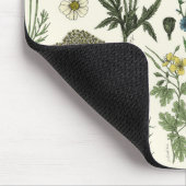 Collage van wilde bloemen muismat (Hoek)