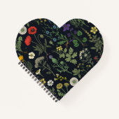 Collage van wilde bloemen notitieboek (Voorkant)