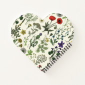 Collage van wilde bloemen notitieboek (Achterkant)
