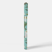 Collage van wilde bloemen op blauw Case-Mate iPhone case (Achterkant / Rechts)