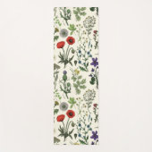 Collage van wilde bloemen yogamat (Voorkant)