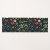 Collage van wilde bloemen yogamat (Voorkant (horizontaal))