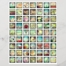 Collage vel vintage Romantische Scrapbook elemente