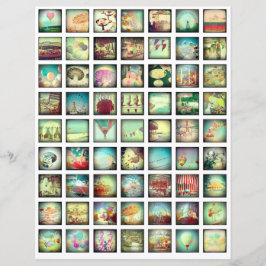 Collage vel vintage Romantische Scrapbook elemente