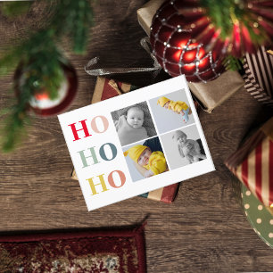 Collage Vier Foto's   Colorful HOHO Briefkaart