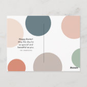 Collage Vier Foto's | Pasen voor kleurrijke calori Briefkaart (Achterkant)